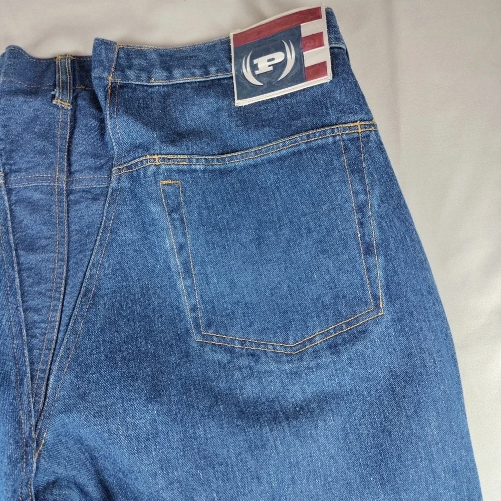 Vintage Y2K Phat Farm Jeans Men's 44x32 Denim Baggy Hip Hop Streetwear Logo EUC